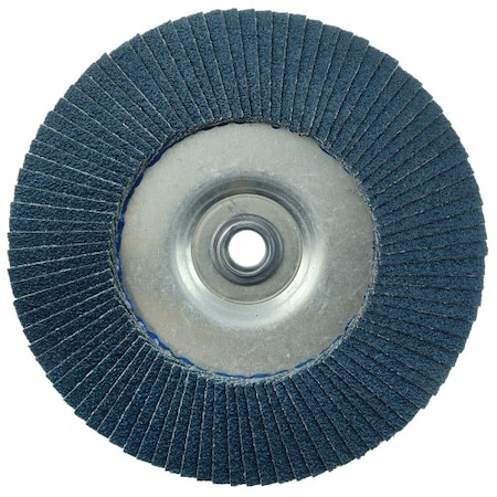 Weiler 7" Tiger DiscFlap Disc, Conical (TY29), 36Z, 5/8"-11 UNC 50542